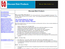 Tablet Screenshot of discount-hair-products.com